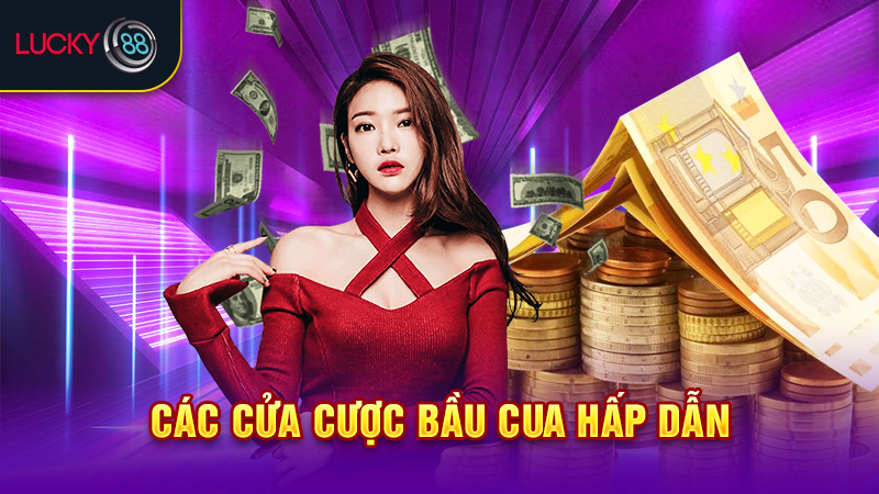 Các cửa cược bầu cua hấp dẫn