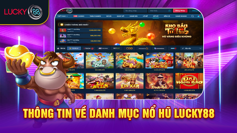 Thông tin về danh mục nổ hũ Lucky88